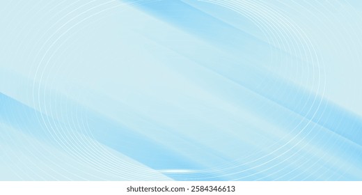 Abstract blue modern background with circle elements. Digital technology concept. vector illustration