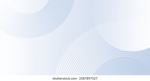 Abstract blue modern background with circle elements. Digital technology good