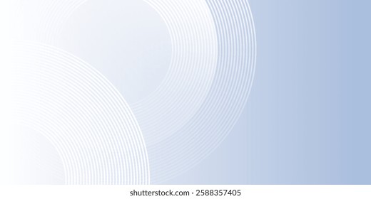 Abstract blue modern background with circle elements. Digital technology background abstract art