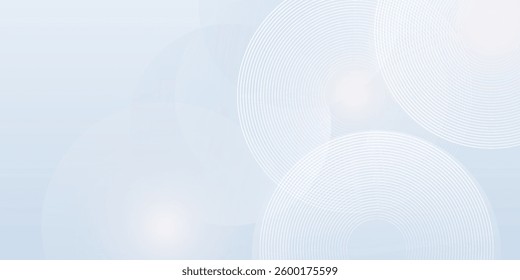 Abstract blue modern background with circle elements. Digital technology concept. vector illustration art