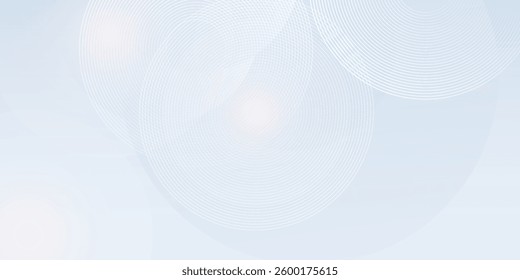 Abstract blue modern background with circle elements. Digital technology concept. vector illustration art