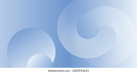Abstract blue modern background with circle elements. Digital technology concept. vector illustration. eps10