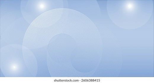 Abstract blue modern background with circle elements. Digital technology concept. vector illustration