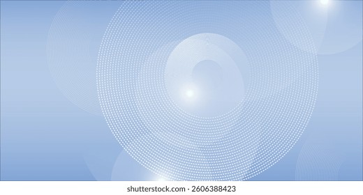 Abstract blue modern background with circle elements. Digital technology concept. vector illustration