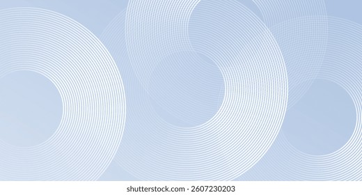 Abstract blue modern background with circle elements design simple modern