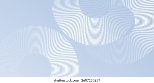 Abstract blue modern background with circle elements design simple