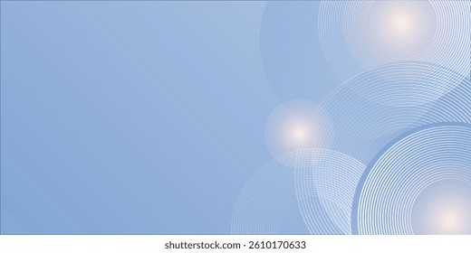 Abstract blue modern background with circle elements. Digital technology concept style. vector illustration