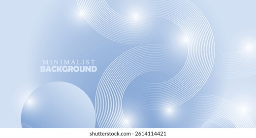 Abstract blue modern background with circle elements. Digital technology concept.