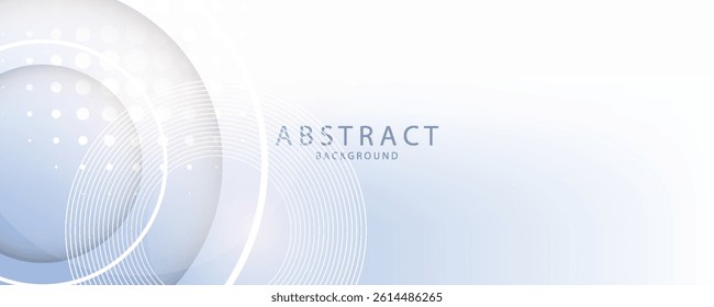 Abstract blue modern background with circle elements. Digital technology concept. vector illustration