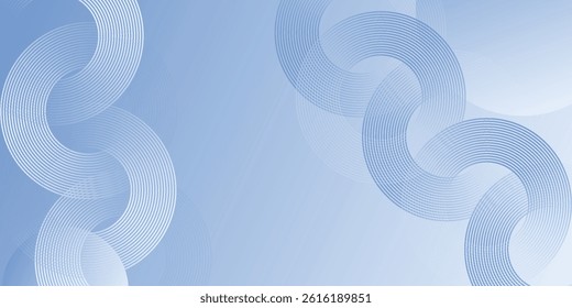 Abstract blue modern background with circle elements. Digital technology concept. 
