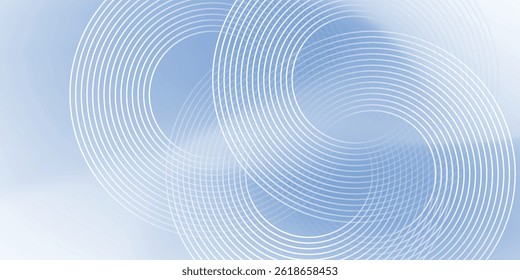 Abstract blue modern background with circle elements. Digital technology concept. vector eps10