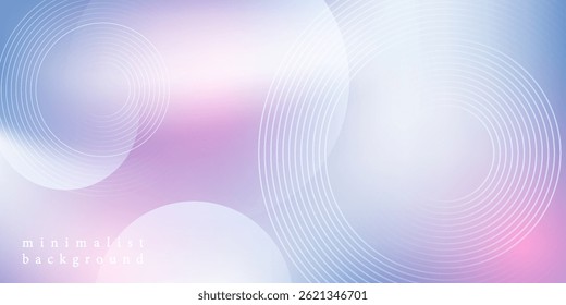 Fundo moderno azul abstrato com elementos de círculo. Conceito de tecnologia digital. ilustração vetorial