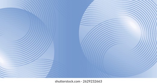 Fondo moderno azul Abstractas con Elementos circulares. Concepto de tecnología digital.