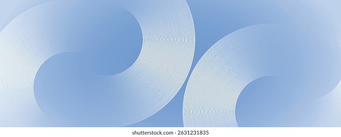 Abstract blue modern background with circle elements. Digital technology concept.