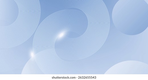 Fondo moderno azul Abstractas con Elementos circulares. Concepto de tecnología digital. 