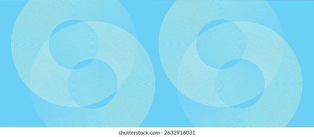 Fundo moderno azul abstrato com elementos de círculo. Conceito de tecnologia digital. vetores
