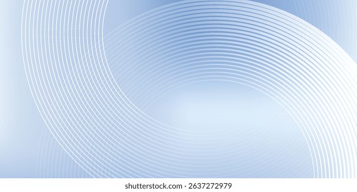 Abstract blue modern background with circle elements. Digital technology concept. 
