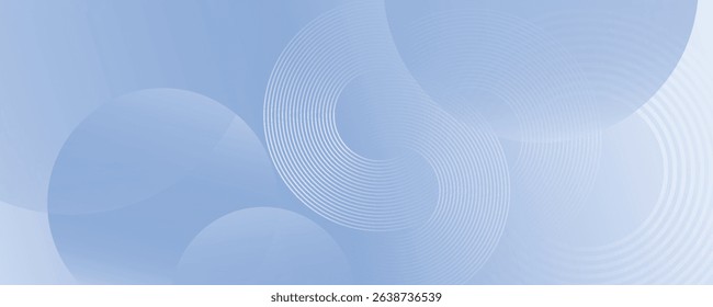 Abstract blue modern background with circle elements. Digital technology concept. vector illustration