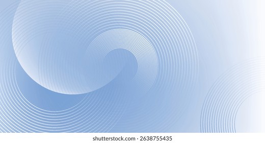 Abstract blue modern background with circle elements. Digital technology concept. vector illustration