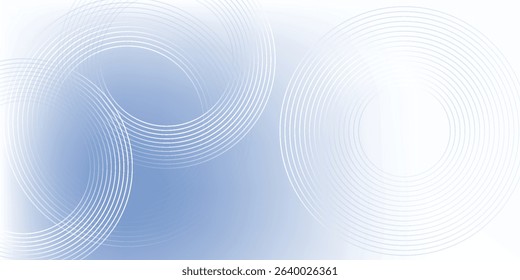 Abstract blue modern background with circle elements. Digital technology concept. vector illustration