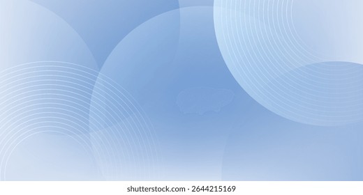Fundo moderno azul abstrato com elementos de círculo. Conceito de tecnologia digital. 