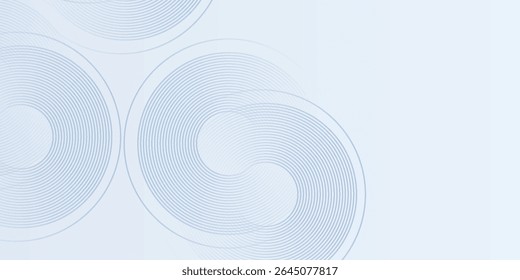 Abstract blue modern background with circle simple elements. Digital technology line circle simple modern design art	
