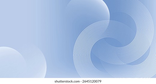 Abstract blue modern background with circle elements. Digital technology concept. eps 10