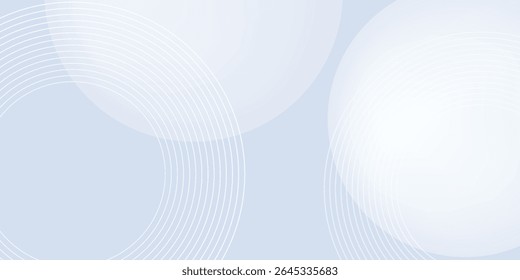Abstract blue modern background with circle elements. Digital technology good