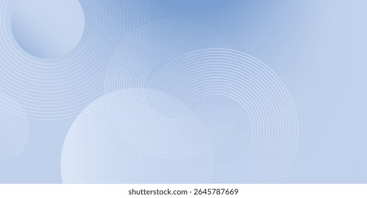 Fondo moderno azul Abstractas con Elementos circulares. Concepto de tecnología digital. 