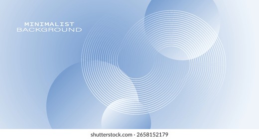 Fondo moderno azul Abstractas con Elementos circulares. Concepto de tecnología digital. Ilustración vectorial eps10