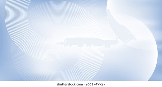 Fundo moderno azul abstrato com elementos de círculo. Conceito de tecnologia digital. Ilustração vetorial.