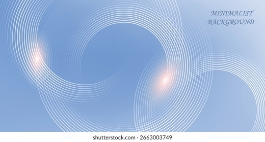Fondo moderno azul Abstractas con Elementos circulares EPS 10.