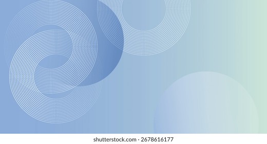 Abstract blue modern background with circle elements. Digital technology concept.

