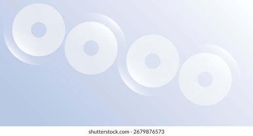 Abstract blue modern background with circle elements. Digital technology motion element