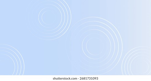 Fondo moderno azul Abstractas con Elementos circulares. Concepto de tecnología digital. Ilustración vectorial