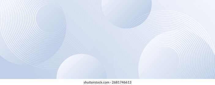 Fondo moderno azul Abstractas con Elementos de línea circular. Concepto de tecnología digital.