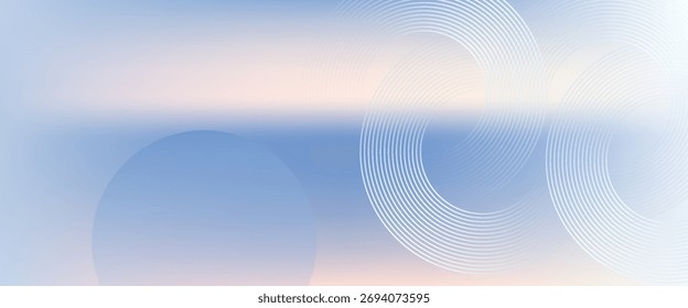 Fondo moderno azul Abstractas con Elementos circulares. Concepto de tecnología digital. eps10, Sitio web