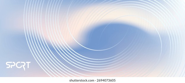 Fondo moderno azul Abstractas con Elementos circulares. Concepto de tecnología digital. cartel, Web, cartel