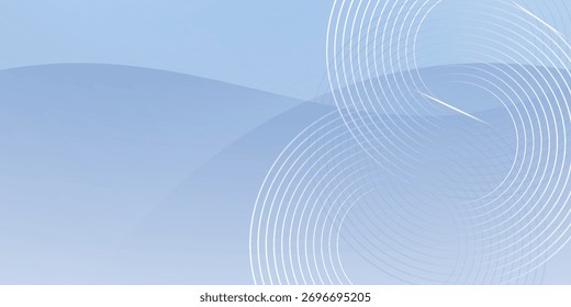 Abstract blue modern background with circle elements. Digital technology concept. vector abstract illustration