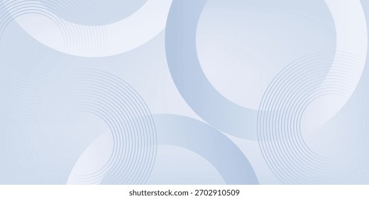 Fondo moderno azul Abstractas con Elementos de línea circular. Concepto de tecnología digital.