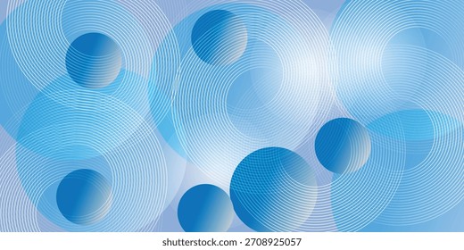 Fundo moderno azul abstrato com elementos de círculo. Conceito de tecnologia digital. ilustração vetorial plano de fundo moderno com elementos de círculo. Tecnologia digital 
