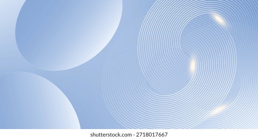Fondo moderno azul Abstractas con Elementos circulares. Concepto de tecnología digital. 