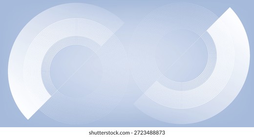 Fondo moderno azul Abstractas con Elementos circulares. Líneas de tecnología digital círculo simple abstracto moderno agradable