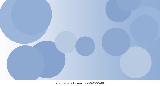 Abstrakter, blauer, moderner Hintergrund mit Kreiselementen. Digitales Technologiekonzept 