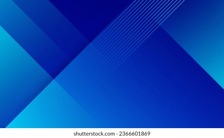 Abstract blue modern background. Dynamic shapes composition. Template for poster, backdrop, book cover, and brochure. Vector illustration