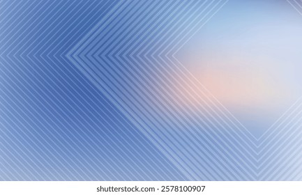 Abstract blue modern background with dynamic geometric shapes.