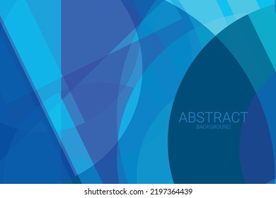 Abstract Blue Modern Background. Geometric Banner. Wallpaper. Vector Illustraiton