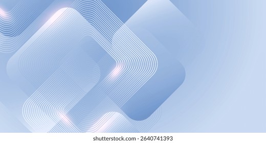 Abstract blue modern background with geometric triangle elements. Digital technology concept. 