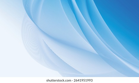 Abstract blue modern background. Minimal geometric design