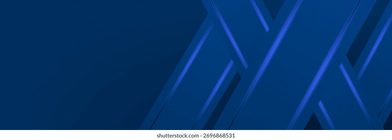 Abstract blue modern background. Vector Illustration